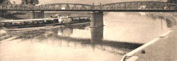 Bogenbrücke über die Weser