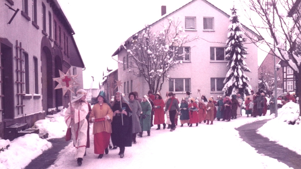 Die erste Sternsinger-Aktion